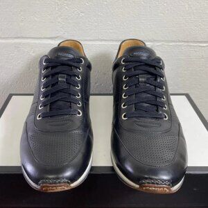 Magnanni Pueblo 14804 Black Leather Casual Sneakers Shoes Lace up Men's 10.5 M